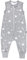 TupTam Sommerschlafsack Baby mit Füßen – Leichter Schlafsack Baby Sommer 0.5 TOG, OEKO-TEX, Farbe: Weiße Sterne/Grau, Größe: 92-98