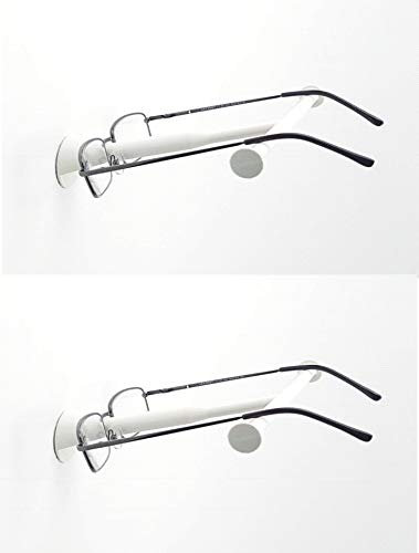 B&K Wand-Brillenhalter Doppelpack Weiß – Einfach. Praktisch. Doppelt perfekt.