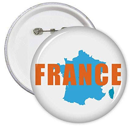 Lot de 5 badges carte de la Tour de France