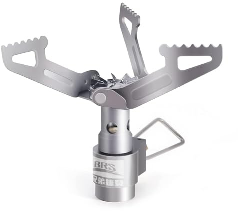 ONTOMYO Outdoor 3000T Stove Ultra Light Titanium Alloy Miniature Portable Picnic Camping Gas Cooking Stove Ultralight Burner Only 26 Gram(No Ignition)