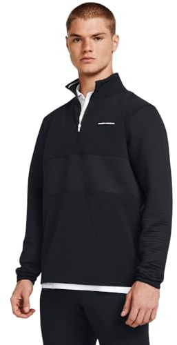 Under Armour Mens Daytona HZ Sweater - Black/White/White - MD
