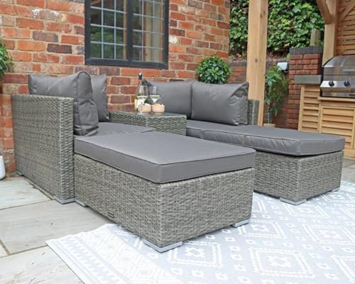PARIS 4 Seater 5pc Multi Setting Relaxer Set