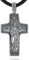 EUDORA Harmony Ball Sterling Silber 925 Guter Hirte Kreuz Kette für Damen Herren, Heiliger Jesus Kreuz Amulett Anhänger Religiöser Halskette Vintage Kreuz Schmuck, Geschenk für Herren Frauen, 61cm