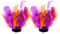 Damen Feder Manschetten,1 Paar Feder Armbänder Handgelenk Fußkettchen Haar-Accessoire Haarschmuck für Frauen Mädchen für Game Party Halloween Karneval Kostüm Abschlussball Dekoration,Orange Lila