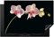 KitchenYeah© Herdabdeckplatte Einteilig Ceranfeld Abdeckplatte für Induktionsschutz Ceranfeldabdeckung Vinyl Herdabdeckplatten Orchidee - Pink - Blumen - Schwarz - Rosa - Natur - 77x51 cm