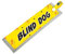 dogkit BLIND DOG Space Awareness Sleeve for Blind Dogs, Reflective, Waterproof, Double Sided Slip-on for the Dog Lead (Yellow & Orange)