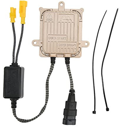 BOROCO Ballast HID, Ballast HID Démarrage Rapide Haute Intensité 55W 12V Unité De Contrôle De Lampe Universelle en Aluminium pour Voiture