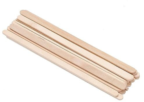 GOOD STUFF Spatules de séchoir jetables en bois – Lot de 50 dimensions 14,5 x 0,5 cm