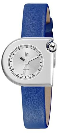 Lip Montre Mach 2000 - Mini Moon - Cuir Bleu Lisse