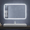 Mai & Mai Badspiegel mit LED Beleuchtung Wandspiegel 120x80cm Bad-Spiegel mit Touchschalter, Beschlagfrei durch Antifog-Schicht