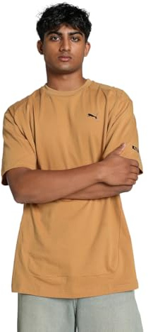 PUMA Rad/Cal Tee, Unisex T-Shirts, Caramel Latte, 681617 XXL