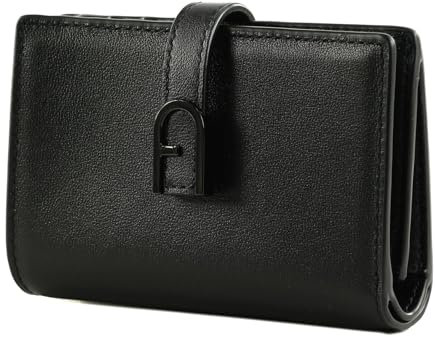 FURLA Flow Compact Wallet S Nero