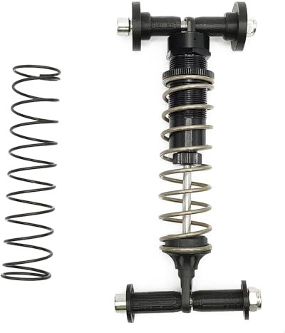 ODO Luck Schwarzer Dämpfer Mod Verbesserung + Harte Feder für Fanatec CSL Drossel/Kupplung/Non-LC (Load Cell) Pedal, Stoßdämpfer Mod Verbesserung, Modifikationszubehör, kühnes Design mit stärkerer