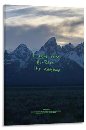 JESLEI Ye Album-Poster, Kunstdekoration, Wandposter, Dekoration, Innenposter, Druck, Dekoration, Bar, Restaurant, Dekoration, Ästhetik, Poster, Wohnzimmer, 40 x 60 cm, Rahmenstil