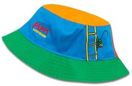 koaa – Pippi Langstrumpf Auf und Ab – Bucket Hat Blue/red/Green/orange (DE/NL/SE/PL, Alter, 1 Jahr, blau/rot/grün/orange)
