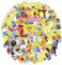 100 Pcs Simpson Stickers for Laptop, Cool Decals for Teens Kids Boys Skateboard Phone