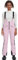 ALSOGO Damen Snow Bibs Isolierte wasserdichte Winddichte Skihose Overall Winter Snowboarding Hose Warmhalten Bequem Rosa S