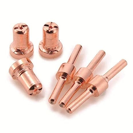 Tiges de brasure Kit de soudage * Chalumeau à souder, pointe de contact de soudage, accessoires de découpe plasma 40A PT31 LG40 Couvercle de protection de buse d'électrode Shunt Cut Portable