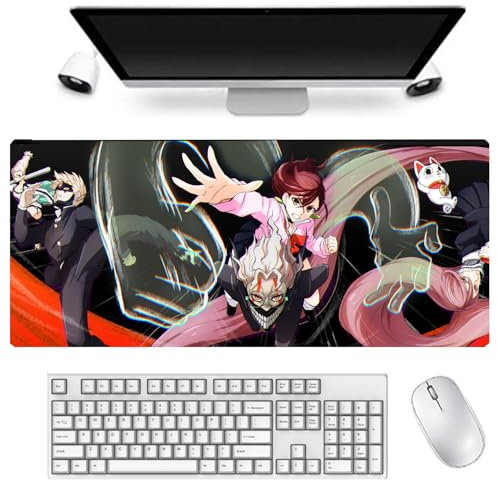 Ciyoulio Dan Da Dan Tappetino per mouse 900 x 400 mm Gaming Anime, tappetino per mouse Okarun Momo Ayase Manga, tappetino per mouse antiscivolo Anime Dandadan PC/Laptop