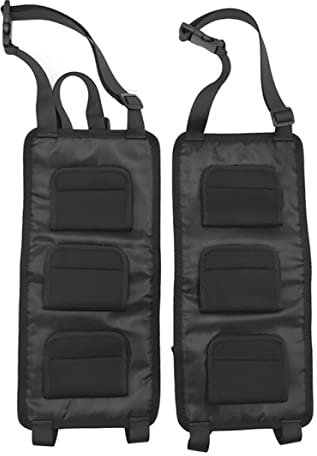 Csafyrt Angelrutenhalter Fischereistabhalterung Schwarze Rücksitze Fischereistangenlager für Auto 1 Paar