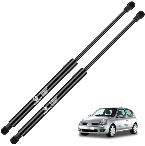 2X Verin de Coffre pour Clio 2 1998-2005 pour #7700842256 | Vérin Hayon Verin Hydraulique de Coffre Noir Verin a Gaz