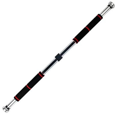 Klimmzugstange ohne Bohren Türrahmen ausziehbar verstellbar Pull Up Bar X-sport Metallic 100-150 cm