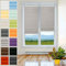 Plisart Premium Plissee Klemmfix Ohne Bohren, Grau 45x130cm, Sonnenschutz, Lichtdurchlässig, Easyfix Rollo Plissees für Fenster, Faltrollo, Jalousie zum Klemmen, Plisseerollo
