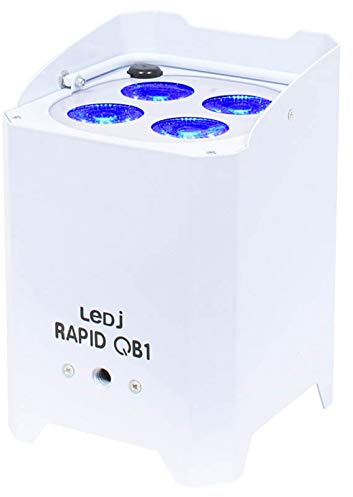 LEDJ Rapid QB1 RGBW Battery Powered LED Par - White