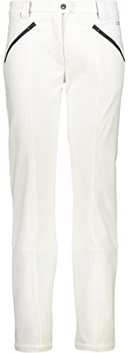 CMP - Pantalón de mujer con polaina interna, Blanco, M