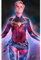 Iron Studios Captain Marvel BDS Art Scale 1/10 - Avengers: Endgame - Sammelfigur - Blau