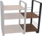 Norstone Loft Side Noir et Noyer - Module pour Meubles HiFi Loft Central