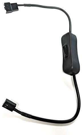 Coolerguys 3pin/4pin PWM Fan Controller with USB & 3pin Daisy Chain, Black