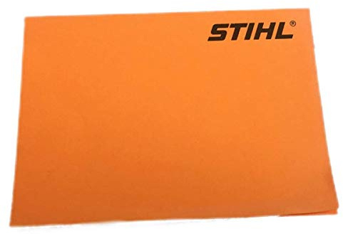 Stihl 4645560000 Notizzettel selbstklebend Haftpapier Block, Orange