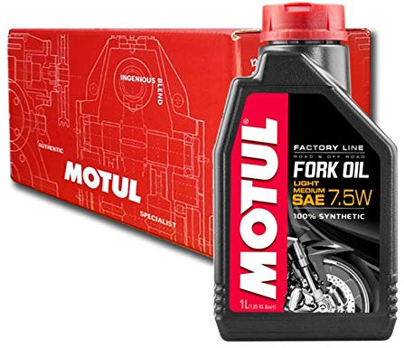 Olio Motul Fork Oil FL Factory Line Light/Medium SAE 7.5W - 6x 1 lt