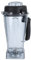 Petyoung Recipiente transparente para licuadora de frutas de 64 onzas, vaso transparente para batidora de frutas, taza con tapa de hoja a prueba de derrames, apto para Vitamix