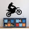 Adesivo Da Parete Per Decalcomanie Da Motociclista Per Moto Da Strada Decorazione Per Casa E Garage Per Auto Mobile 57X51Cm