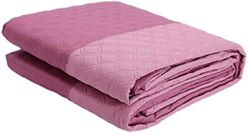Corredocasa - Trapuntino Primaverile/Estivo Copriletto Trapuntato Quilt Double Face in Morbida Microfibra Misure 245X260 Cm Matrimoniale 2 Piazze Prodotto in Italia (Viola)