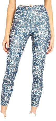 Marika Damen hoher Taille und Taschen Leggings, Elderberry Ikat Camo, Medium