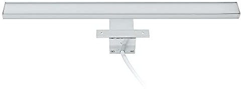 Willonin LED Badspiegelleuchte, Kein Flackern Badleuchte Wandleuchte Weiß Chrom Wasserdicht (30 * 3 * 4cm)
