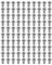 Auracure 100pcs Kreuzschlitz Flachkopfschrauben Schraube M2 x 3mm