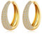 Creolen Gold Groß Damen Ohrringe Creolen Gold Creole Groß Silber 925 20mm Hängende Ohrringe Vergoldet