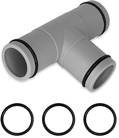 Swimming Pool Hose Adapter,32mm Hose Connector,Above Ground Pool Pump Fittings/Parts/Plunger Valve/Filter,Gray