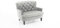 Atlantic Home Collection Leo Loveseats, Massivholz, 03 Grau, XXL-Sessel