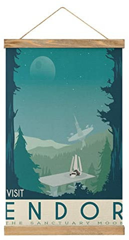 YBEL Magnetische Schnörkel-Endor-Druckaufhänger, Poster, DIY, Wandstoff, Dekoration, hängende Gemälde, Rahmen-Set, Halter für Wohnzimmer
