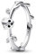 PANDORA Marvel Guardians of the Galaxy Groot Blatt Ring aus Sterling-Silber mit Cubic Zirkonia in der Farbe Silber, Marvel X PANDORA Kollektion, Gr.58, 192566C01-58
