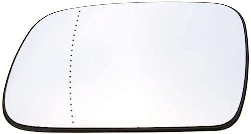 Cristal Del Espejo Retrovisor para Peugeot 307 2001-2008 407 2004-2008, Cristal de Retrovisor Exterior Calefaccionado con Placa Trasera, Se adapta al lado izquierdo o derecho del vehículo.