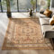 SIMPEX Orientalischer Teppich Wohnzimmer, Schlafzimmer, Esszimmer, Läufer, Flur Boho Teppich Kurzflor Weich 12 mm Carpet Orient, Beige, 300 x 400 cm