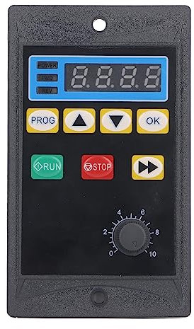 Convertidor Monofásico a Trifásico, Salida CA 220V 1.1KW 6A Unidad de Frecuencia Variable para Control de Velocidad del Motor del Husillo, Entrada Monofásica y Salida Trifásica