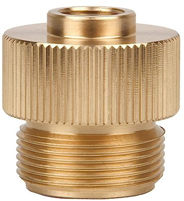 Toddmomy Gas Tank Adapter for Cv470 Mr Buddy Heater, Steak Small Flat Gas Tank, Outdoor Stove Adapter, 58 Copper Camping Converter