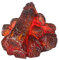 Blogiiup Fake Campfire, 3D -Kunstkamin -Kaminprotokolle realistische batteriebetriebene Flameless Fake Fire Flame für Halloween Christmas Camping Party Dekorationen Style2